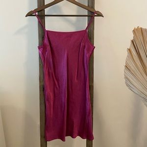 Aritzia/Babaton Romero satin mini slip dress